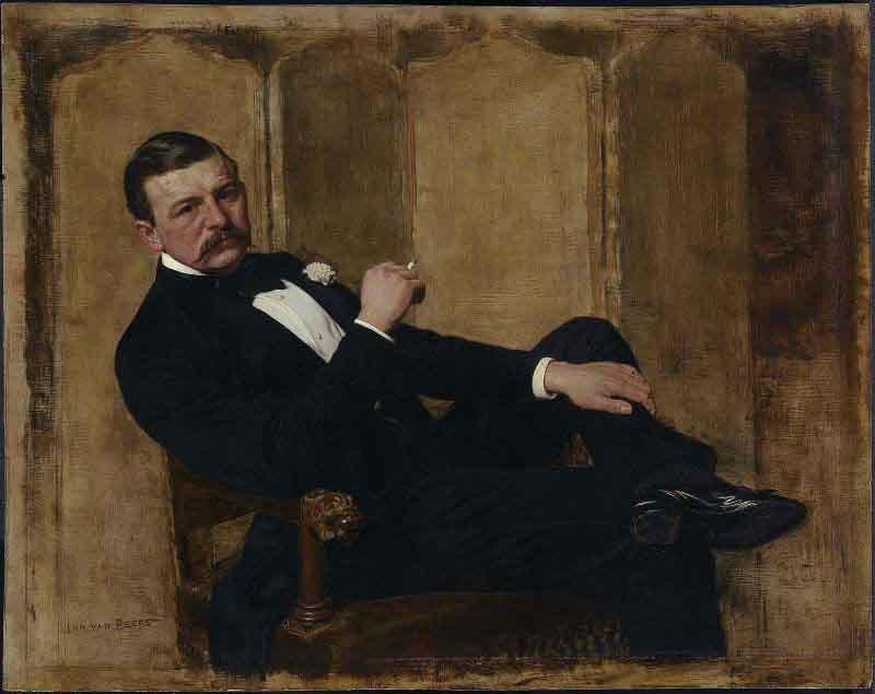 Jan van Beers Portrait of a Man Germany oil painting art